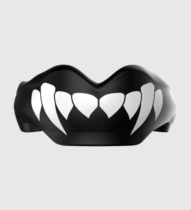 Safejawz Mouthguard for Braces Dracula – Black/White – Mouthguards