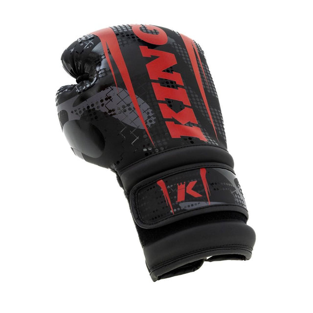King Pro Boxing Shogun Boxing Gloves - Black/Red 