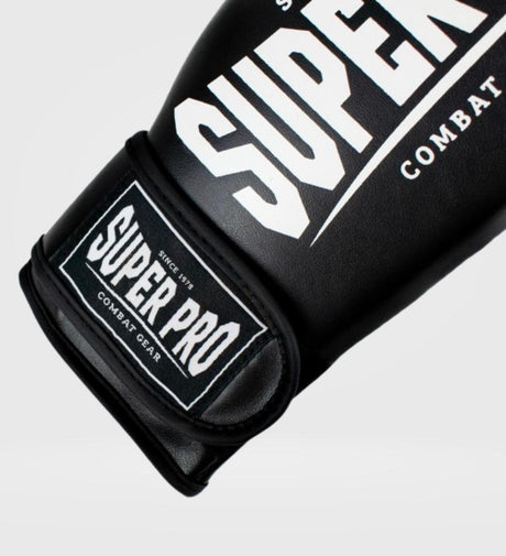 Super Pro Boxing gloves Champ – Black/White – Boxing gloves