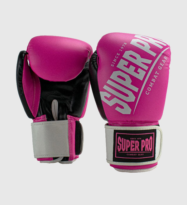 Super Pro Boxing gloves Rebel – Pink/White/Black