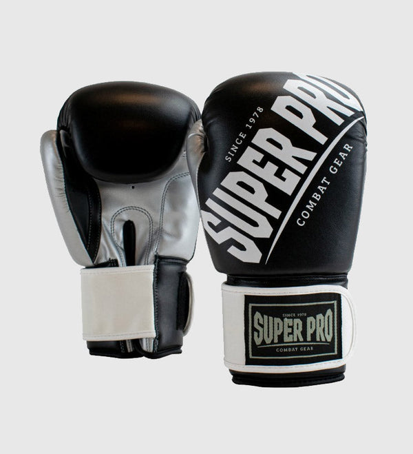 Super Pro Boxing gloves Rebel – Black/White