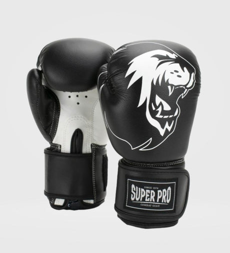 Super Pro Boxing gloves Talent Kids – Black/White – Boxing gloves