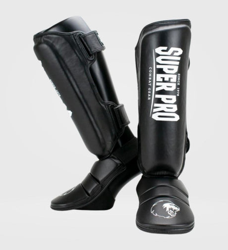Super Pro Shin guards Protector – Black/White – Shin guards