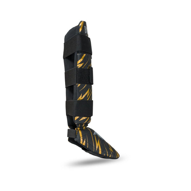 Booster Shin guards Combat Kids – Black/Yellow