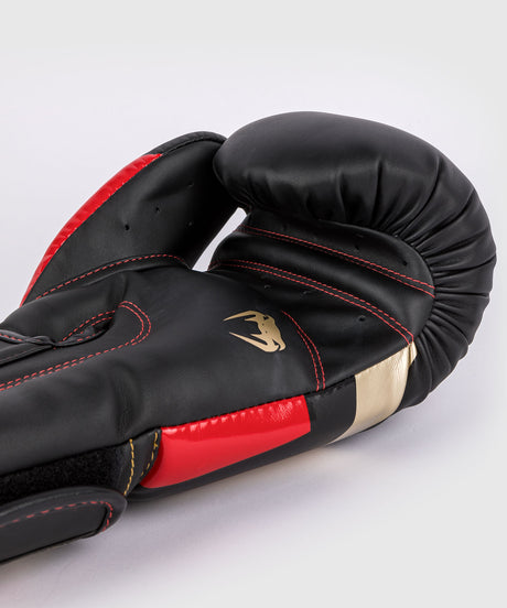 Venum Elite Boxing gloves – Black/Gold/Red