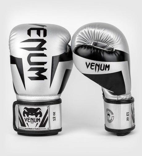 Venum Boxing gloves Elite - Silver/Black - Boxing gloves