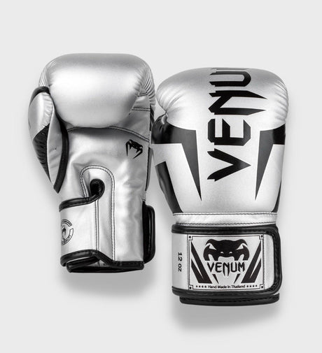 Venum Boxing gloves Elite - Silver/Black - Boxing gloves