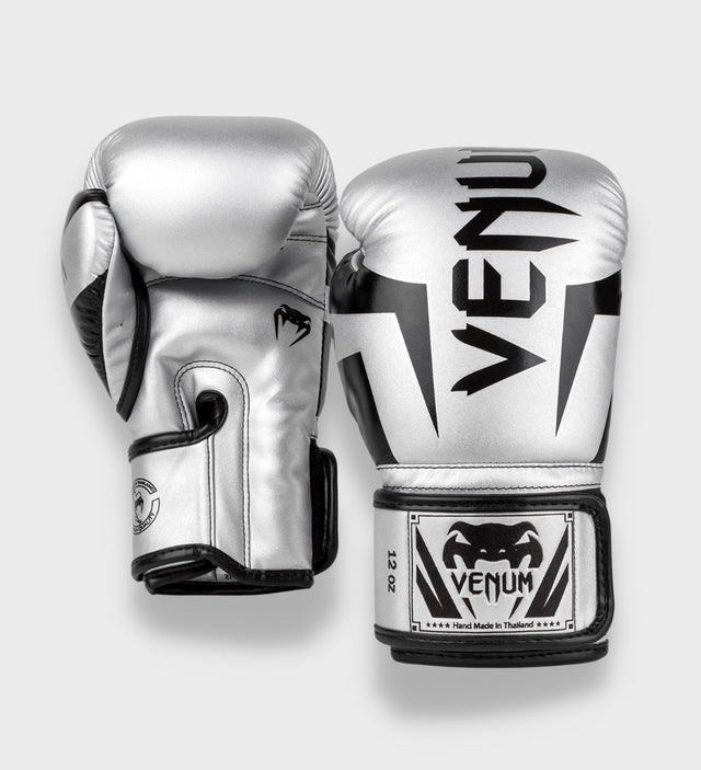 Venum Boxing gloves Elite - Silver/Black - Boxing gloves