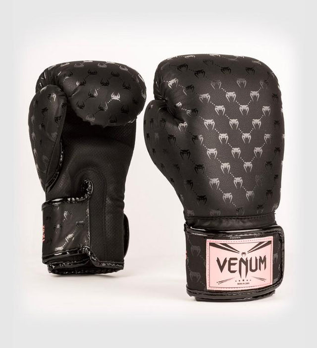 Venum Boxing gloves Impact Monogram - Black/Rose Gold - Boxing gloves