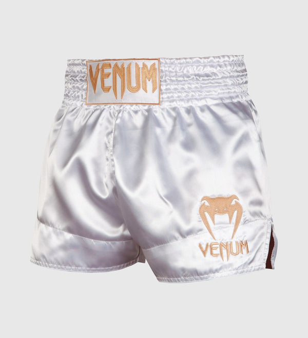 Venum Kickboxing Shorts Classic - White/Gold