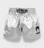 Spodenki do kickboxingu Venum Classic – Srebrne/Czarne