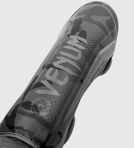 Venum Kickboks Scheenbeschermers Elite - Camo Grijs - Scheenbeschermers