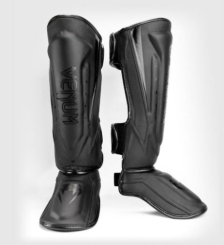 Venum Shin guards Elite Evo – Black/Black – Shin guards