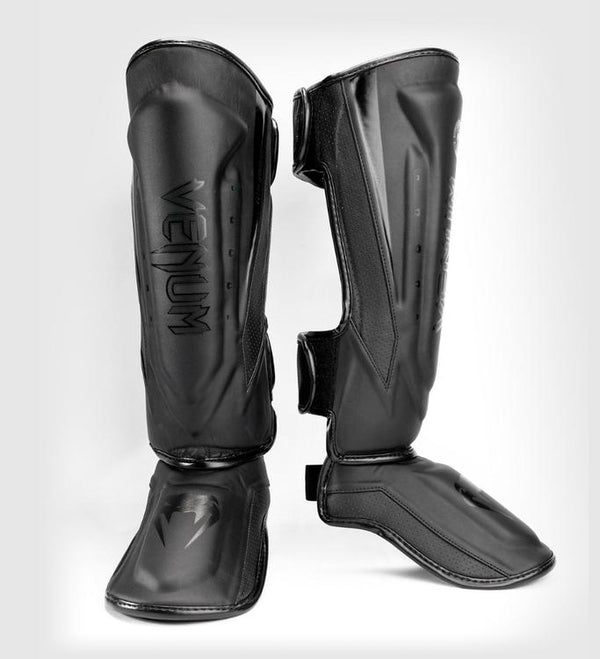 Venum Shin guards Elite Evo – Black/Black