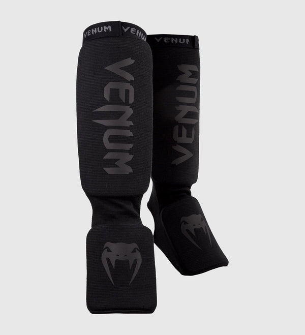 Venum Shin Guards Kickboxing Kontact – Black/Black