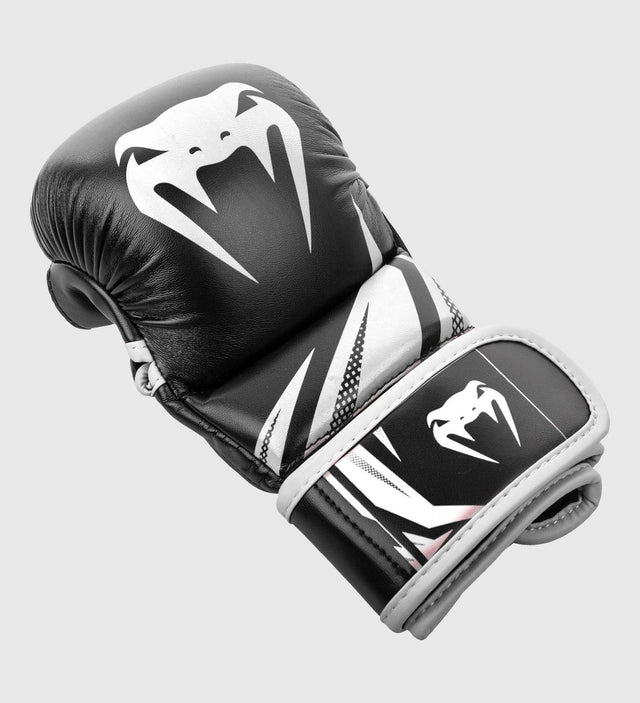 Venum MMA Sparring Gloves Challenger 3.0 – Black/White – MMA sparring gloves