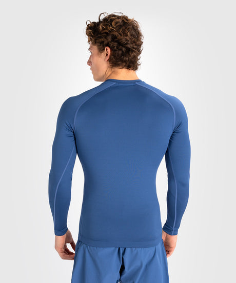 Venum Rashguard Contender Long Sleeves – Blue – Rashguard