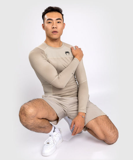 Venum Rashguard G-Fit Air Long Sleeves – Sand – T-shirt