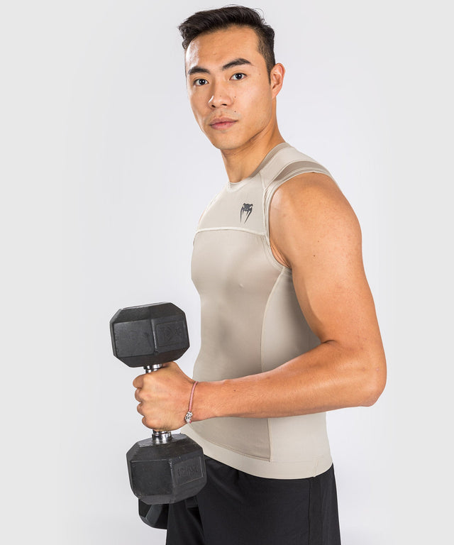 Venum Rashguard G-Fit Air Sleeveless - Sand - T-shirt