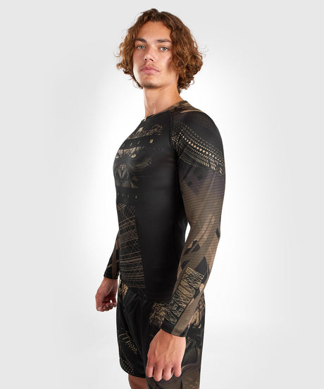 Venum Rashguard Gorilla Jungle Long Sleeves – Black/Brown – T-shirt